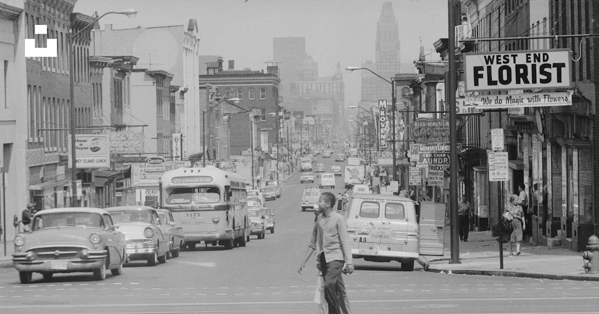 Historic Baltimore street scene